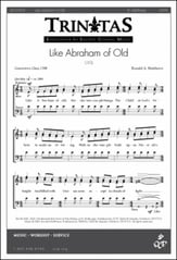 Like Abraham of Old SATB choral sheet music cover